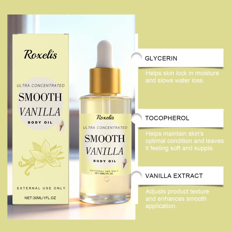 Body Oil Supplier - Body Nourishing Scented Oils Long-lasting Moisturizing Vanilla Milk Oil