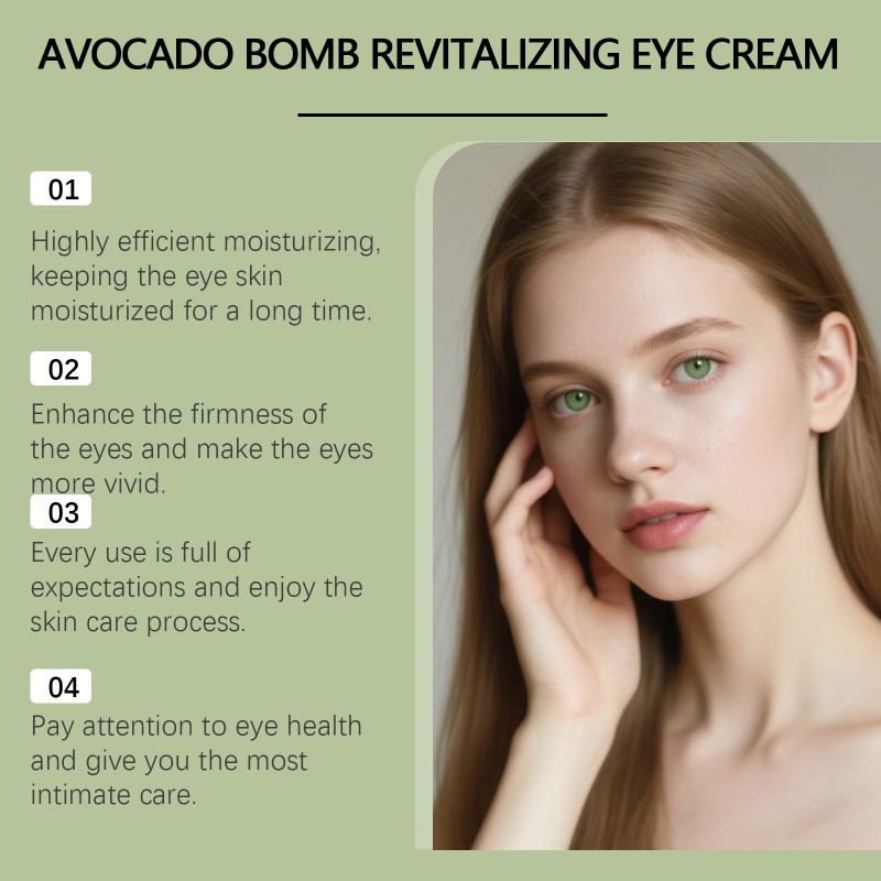 Eye Cream Manufacturer - Avocado Eye Cream Moisturizer Hydrate Enhance Firmness Brighten Eyes