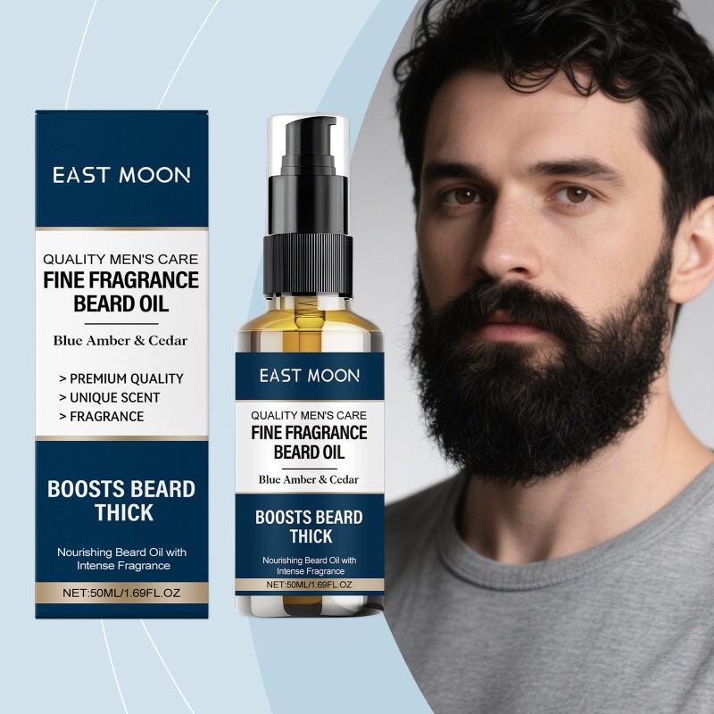 Beard Oil Supplier - Men Care Nourishment Smoothing Beard Hair Shine Glossy Refreshing Oil