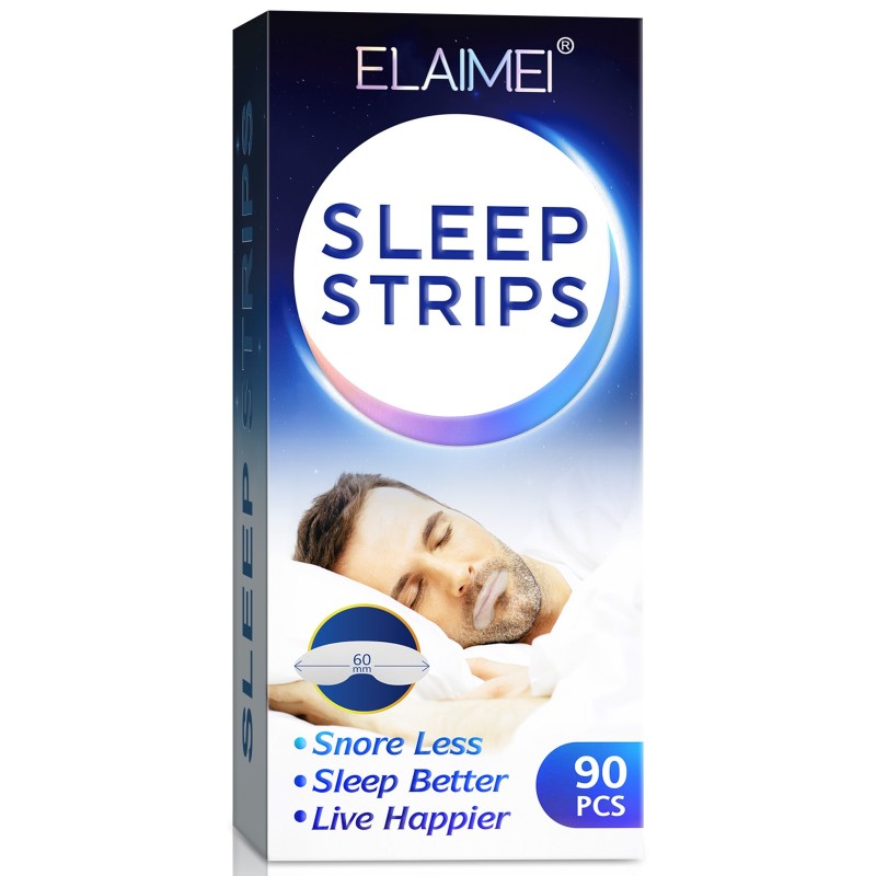 Snoring Strips Supplier - Anti Snoring Sleep Strips 90 Pcs Lip Shape Mouth Tapes Improves Sleeping