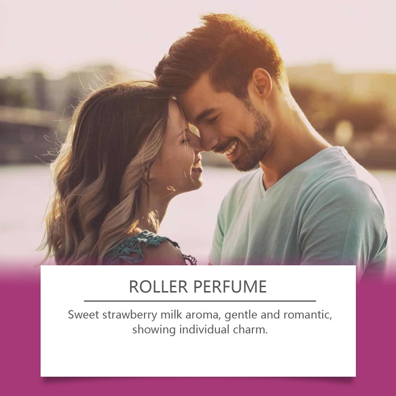 Perfume Supplier - Mini Portable Roller Ball Women's Perfume Gentle Sweet Long-lasting Strawberry
