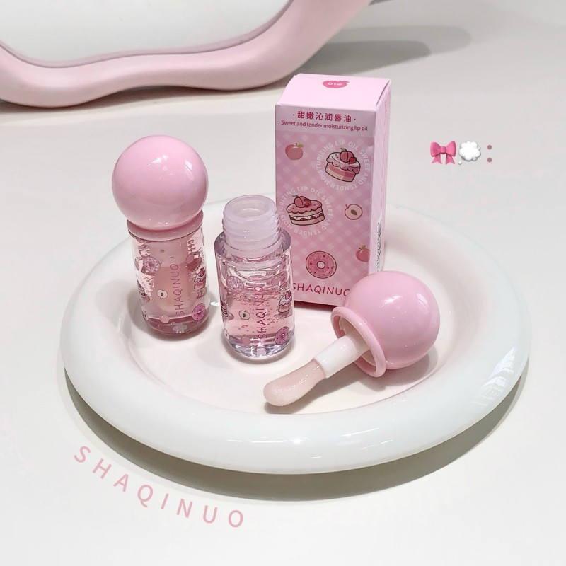 Lip Gloss Factory - Transparent Cute Fruit Lip Gloss Jelly Liquid Lipsticks Sweet Tender Balm