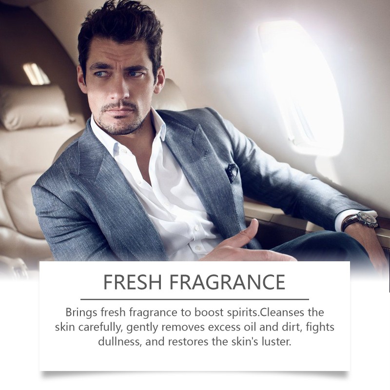 Men's Gift Set Factory - New Arrival Man Skin Fragrance Set Refreshing Scent Body Bath Gift Set