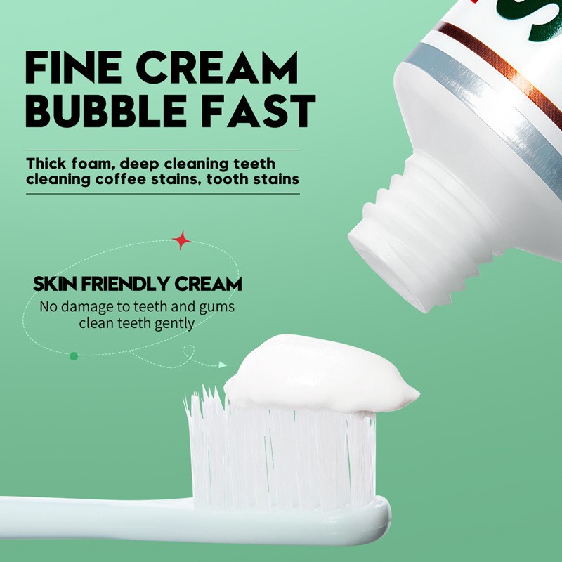 Toothpaste Supplier - Teeth Deep Cleansing Bamboo Charcoal Whitening Tartar Reduce Refreshing Toothpaste