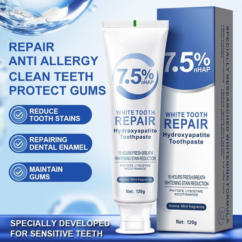 Toothpaste Factory - Professional 7.5% Nano Hydroxyapatite Fresh Mint Repair Whitening Toothpaste