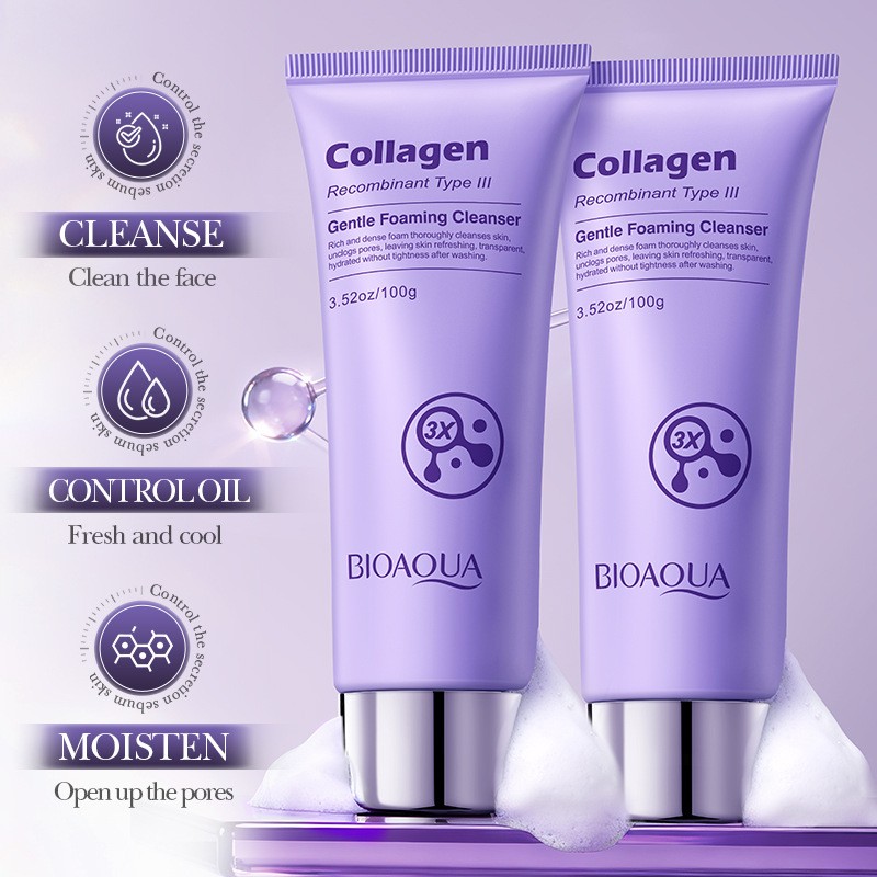 Facial Cleanser Manufacturer - Collagen Facial Cleanser Foaming Beauty Skin Whitening Moisture