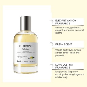 Women's Perfume Factory - High Quality 50ml Fresh Light Fragrance Vanilla Amber Spray