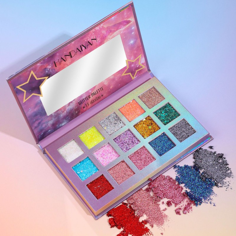 Eye Shadow Supplier - Eye Shadow Multicolor Glitter High Pigment Shimmer Sparkle Palette Long Lasting