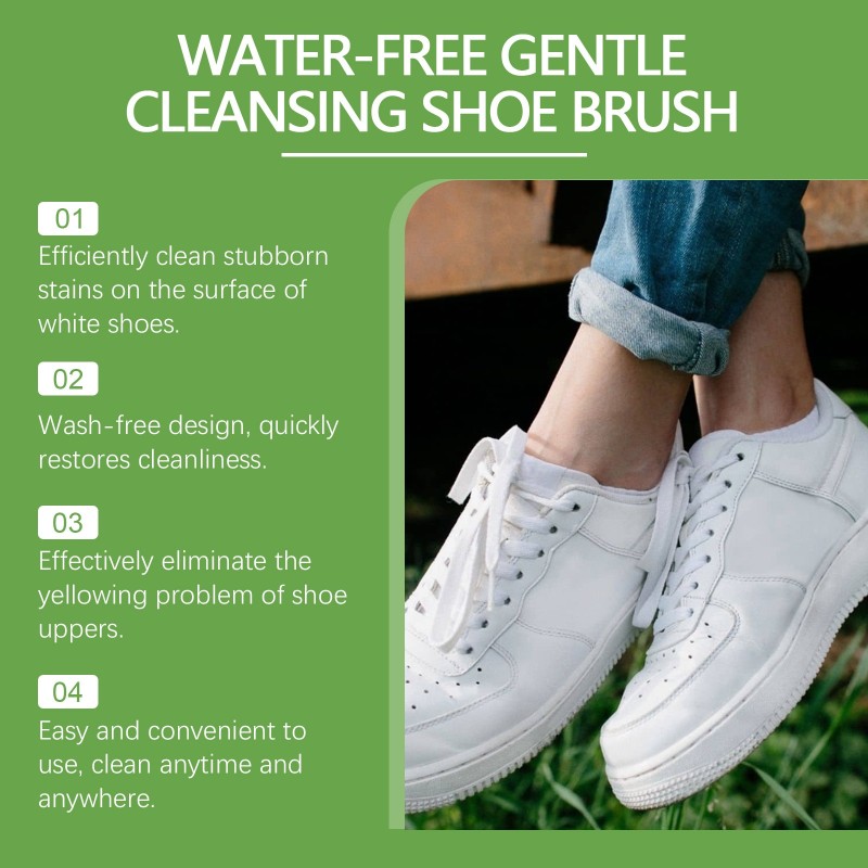 Shoe Cleaner Factory - Portable Water-free Gentle Cleansing Shoe Brush Sneaker Stains Removal Sponge