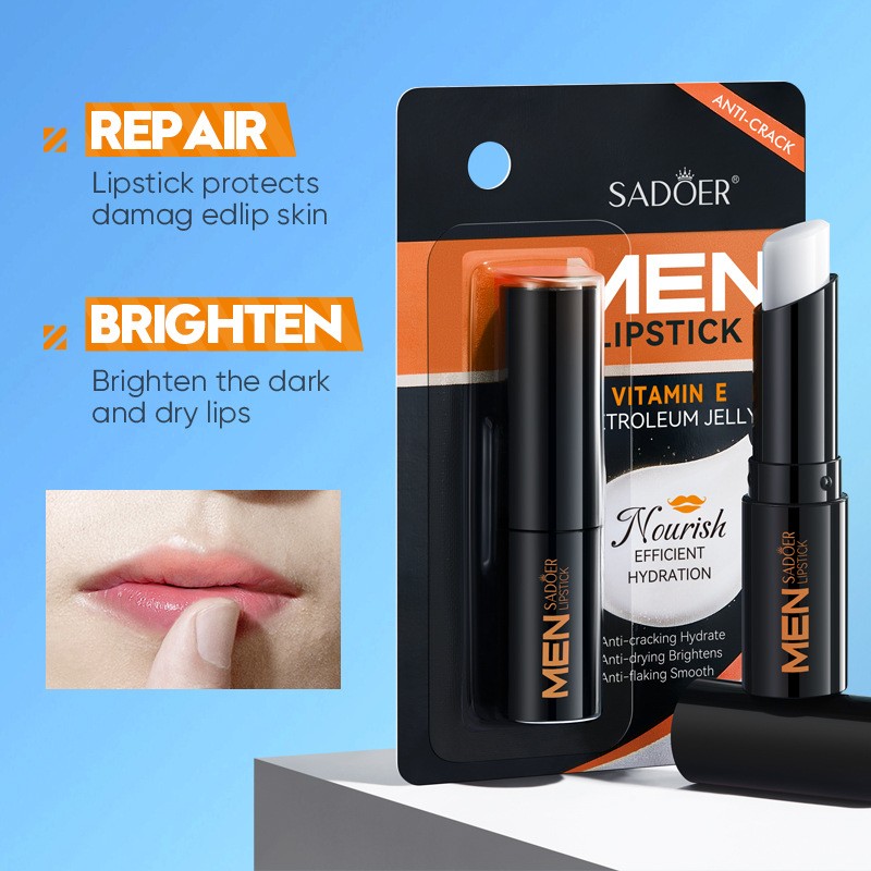 Men's Lip Balm Supplier - Squalane Lipstick Nourish Hydration Anti-dryness Anti Cracking Lip Balm