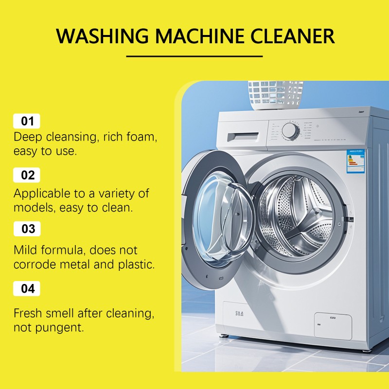 Cleaning Liquid Factory - Multifunctional Rich Foam Washing Machine Cleaner Deep Cleaning Liquid Detergent