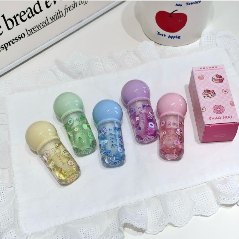 Lip Gloss Factory - Transparent Cute Fruit Lip Gloss Jelly Liquid Lipsticks Sweet Tender Balm
