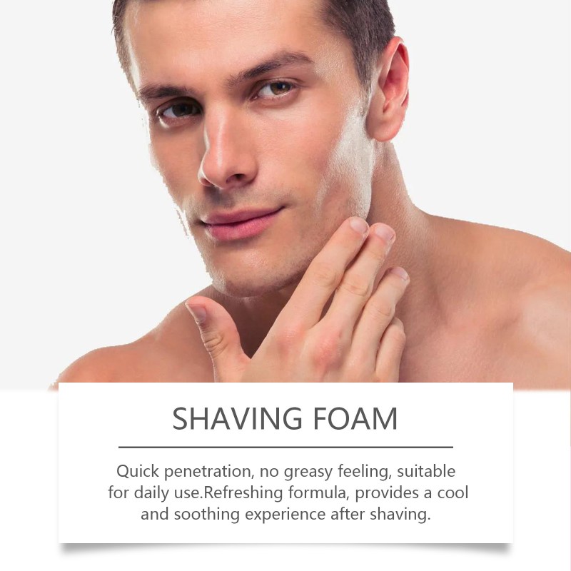 Shaving Cream Supplier - Wholesale Shave Foam Natural Portable Travel Size Mens Shaving Mousse