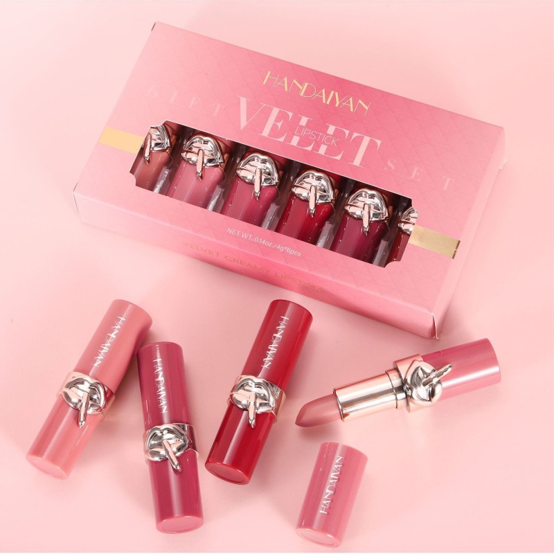 Lipstick Factory - Nourishing Velvet Matte Lipstick High Pigmented Waterproof Creamy Texture Lipstick