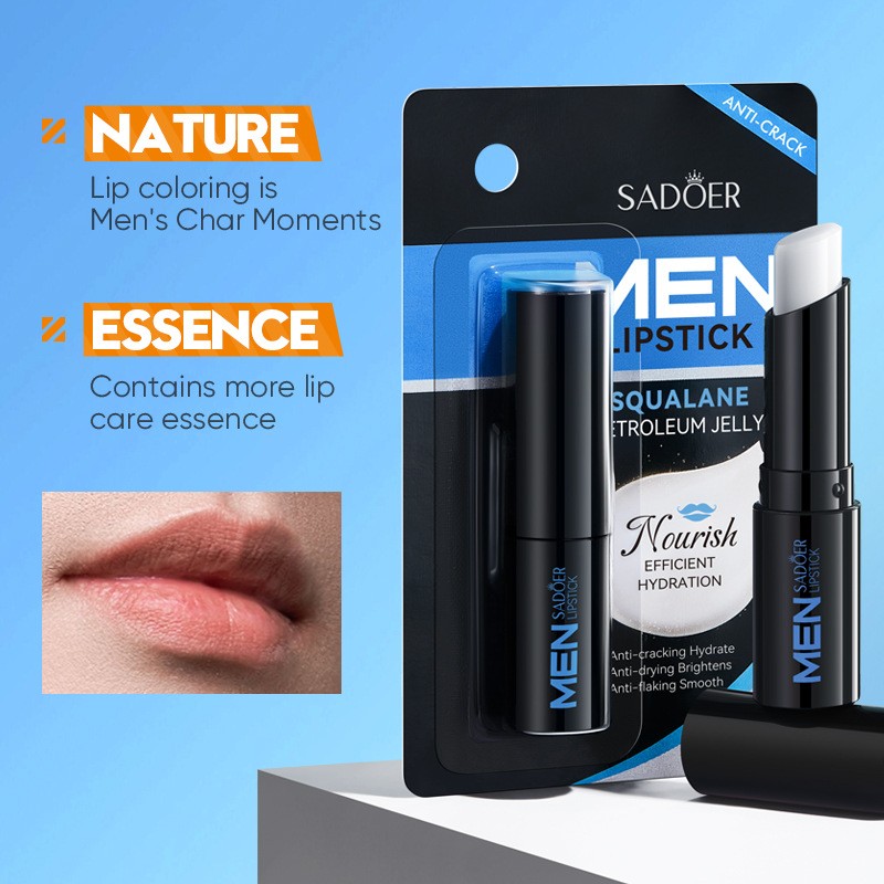 Men's Lip Balm Supplier - Squalane Lipstick Nourish Hydration Anti-dryness Anti Cracking Lip Balm