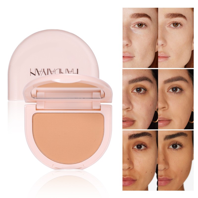 Setting Powder Factory - Waterproof Oil Control Setting Powder Matte Concealer Tinted Pressed Powder