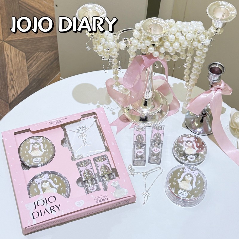 Makeup Box Set Supplier - Cute Pink Makeup Box Set Air Cushion Foundation Soft Setting Powder Lipstick