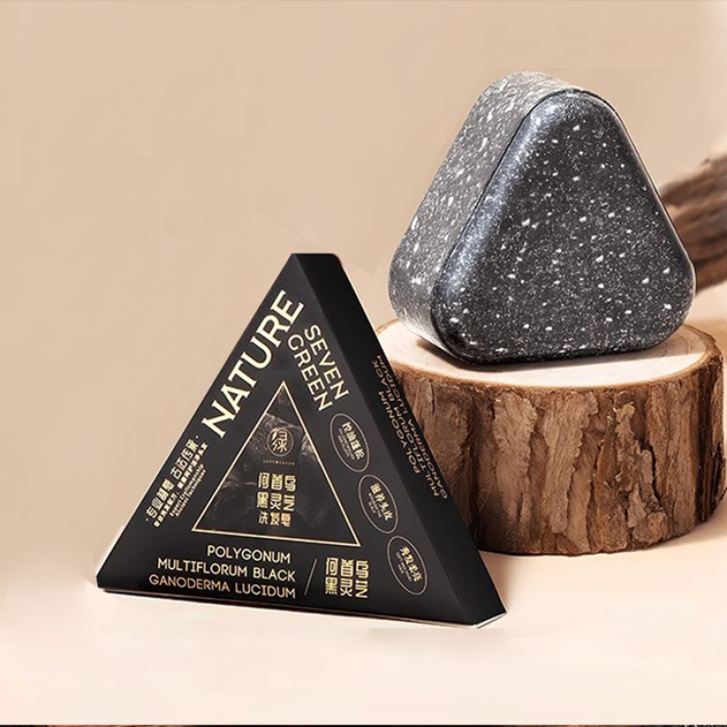 Hair Shampoo Soap Supplier - Nature Herbal Genuine Polygonum Multiflorum Black Ganoderma Soap