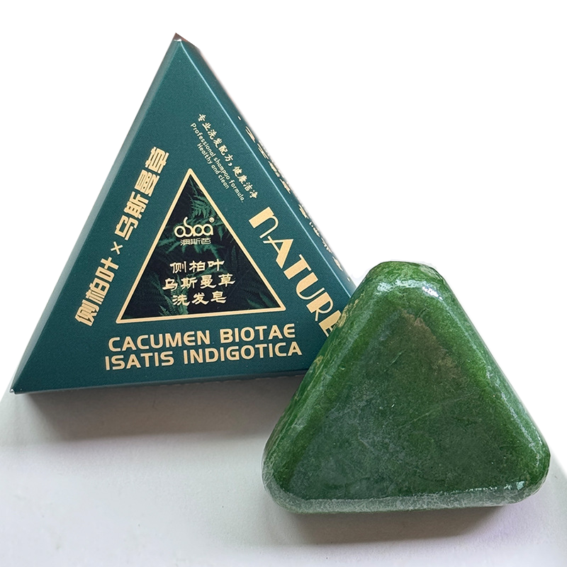 Hair Shampoo Soap Manufacturer - Chinese Green Herbal Formula Promoting Hair Oil Controlled Fluffy Soap