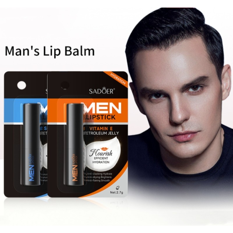 Men's Lip Balm Supplier - Squalane Lipstick Nourish Hydration Anti-dryness Anti Cracking Lip Balm