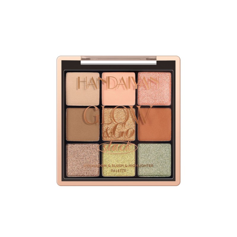 Makeup Palette Factory - 3-in-1 Notebook Eye Shadow Highlighter Blush Makeup Book Palette 3 Layers