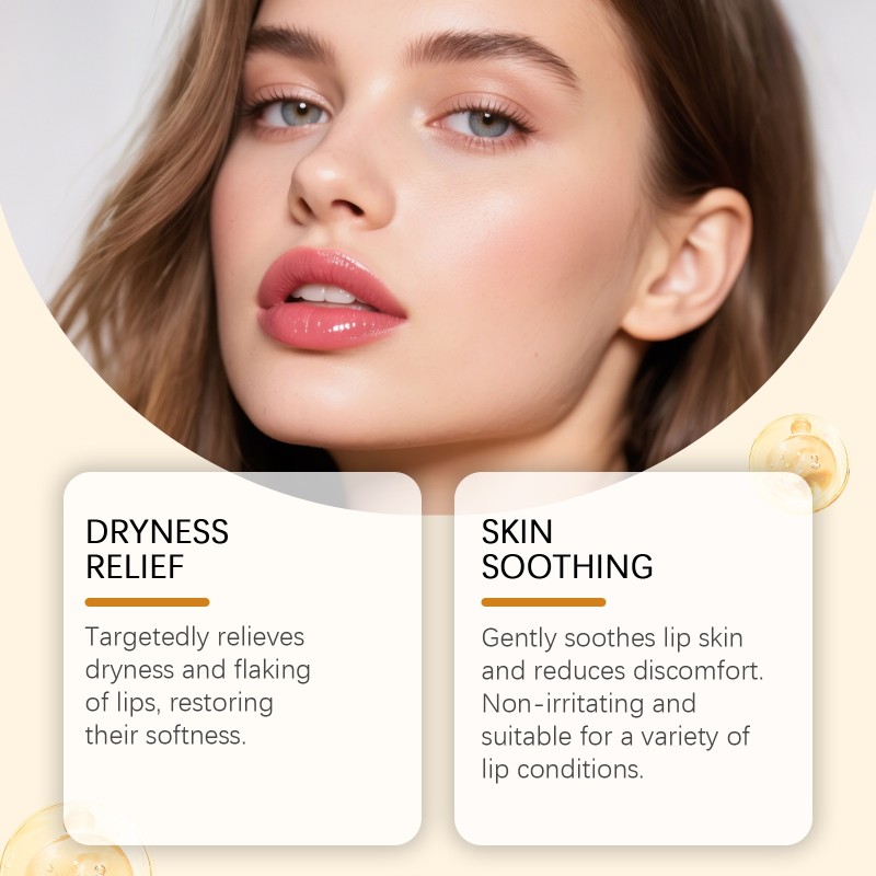 Lip Balm Supplier - Natural Turmeric Lemon Extract Hydrate Glossy Moisturizing Lip Balm