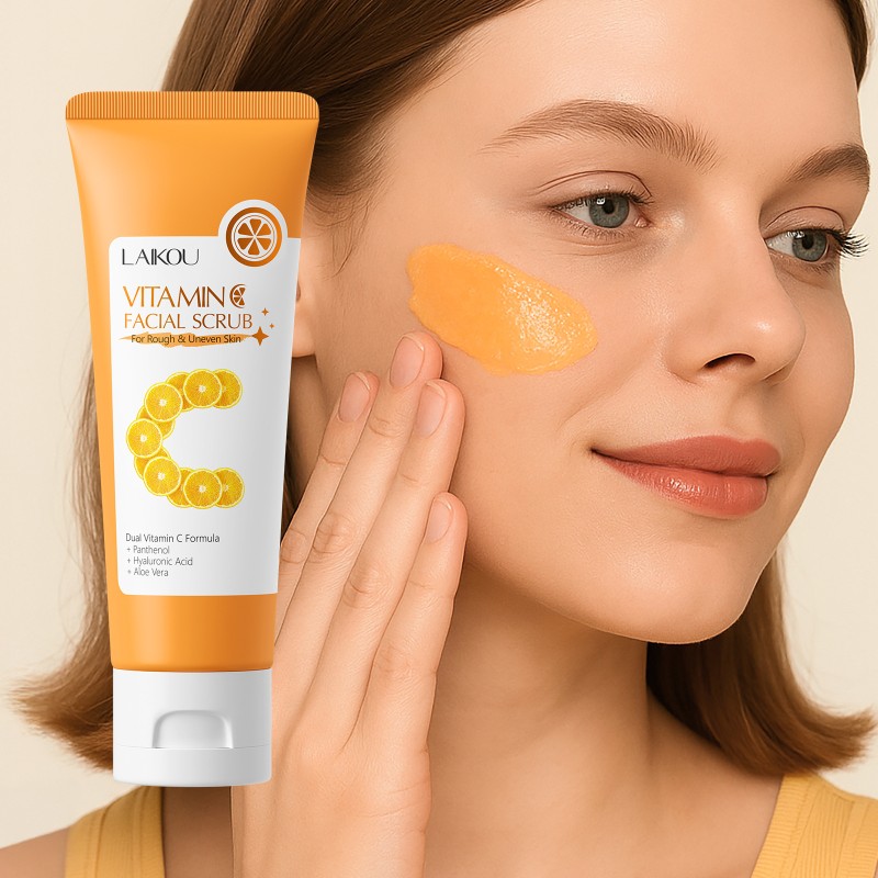Facial Scrub Manufacturer - Vitamin C Facial Scrub Moisture Brighten Gentle Exfoliation Gel