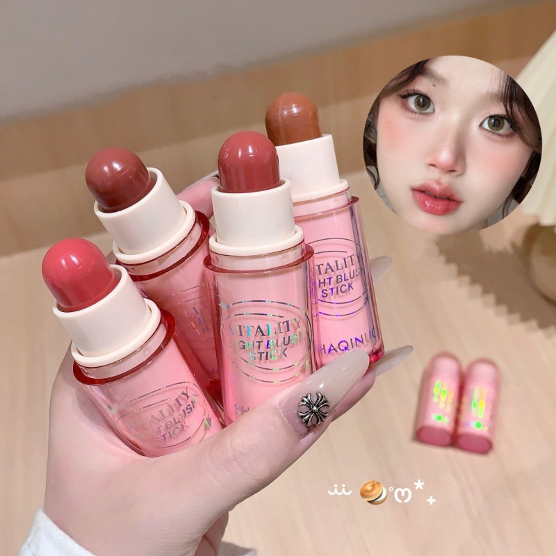 Blush Stick Manufacturer - Face Cheeks Makeup Blush Stick Smooth Moisture Light Color Cream Blusher