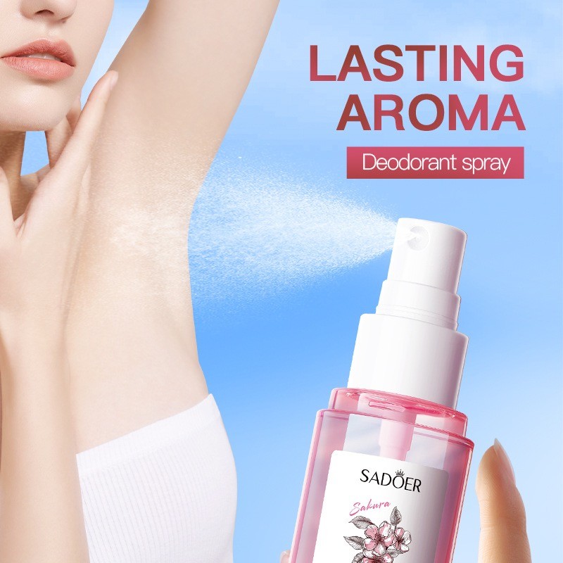 Deodorant Spray Factory - Underarm Stop Sweating Anti-odor Antiperspirant Long-lasting Sakura Spray