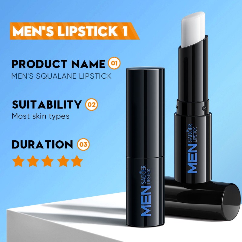 Men's Lip Balm Supplier - Squalane Lipstick Nourish Hydration Anti-dryness Anti Cracking Lip Balm
