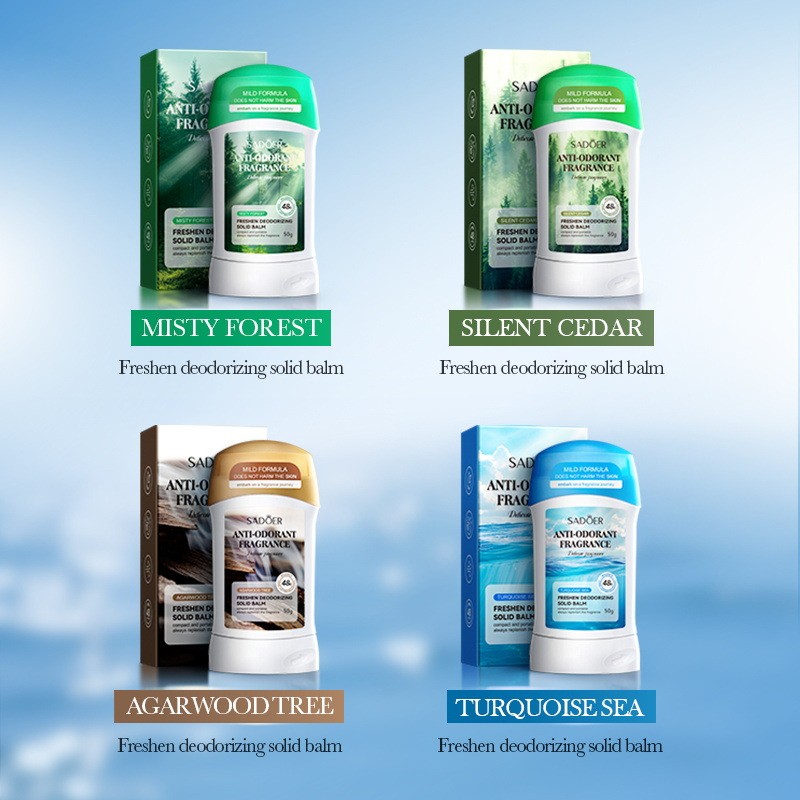 Deodorant Balm Manufacturer - Deodorizing Solid Refreshing Scent Stick Long-lasting Fragrance Balm 50g
