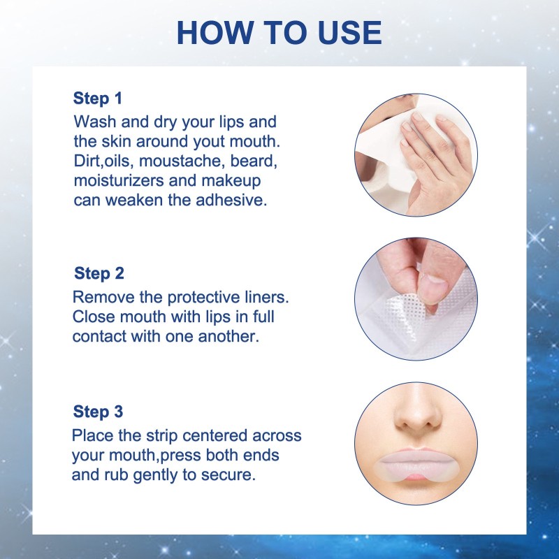 Snoring Strips Supplier - Anti Snoring Sleep Strips 90 Pcs Lip Shape Mouth Tapes Improves Sleeping