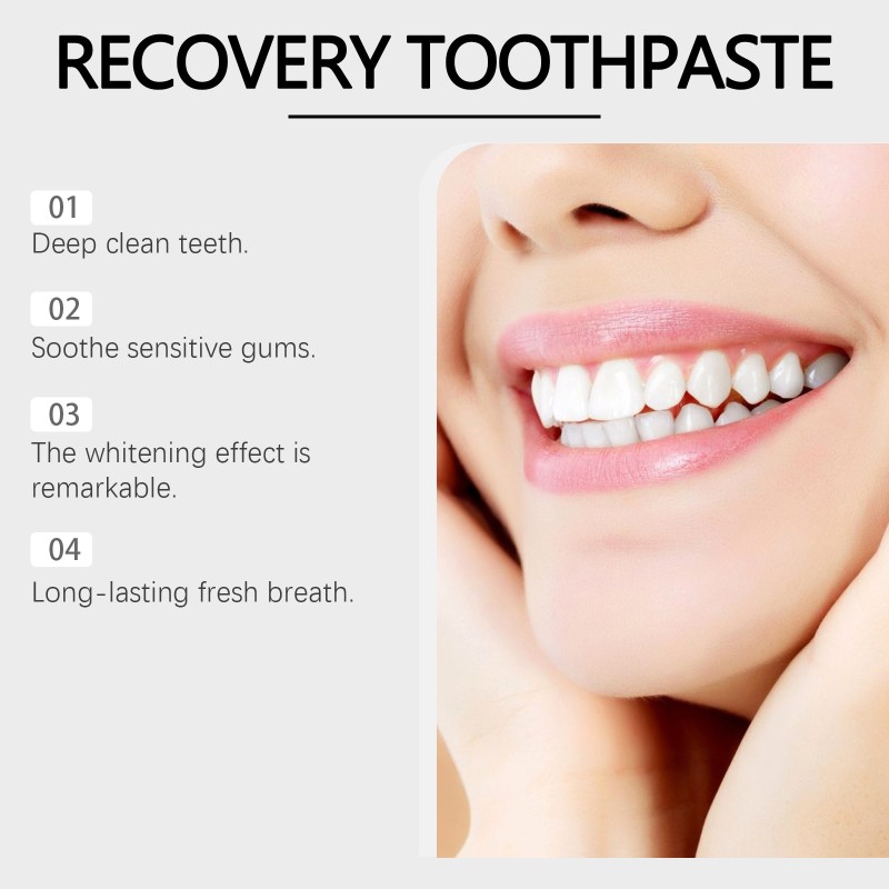 Toothpaste Supplier - Hydroxyapatite Toothpaste 7.5% Freshens Breath Gums Protection Whitening Toothpaste