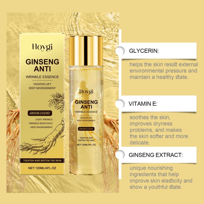 Face Serum Factory - Facial Skin Firming Deep Moisturizing Hydrating Ginseng Essential Serum