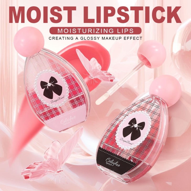 Lip Gloss Factory - 6 Colors Mirror Shine Solid Lip Gloss Plumping Lip Tint Moisturizing Palette