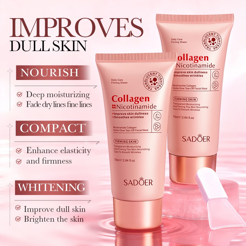 Facial Mask Manufacturer - Face Skin Hydrate Gel Mask Moisture Lifting Firming Collagen Mask