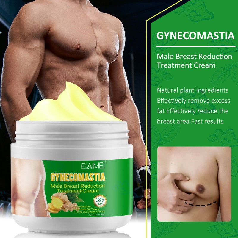 Men's Cream Manufacturer - Ginger Organic Tightening Cream Breast Slimming Reduction Cream for Men