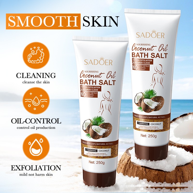 Bath Salt Manufacturer - Whole Body Brightening Nourishing Deep Cleansing Exfoliate Coconut Oil Salt