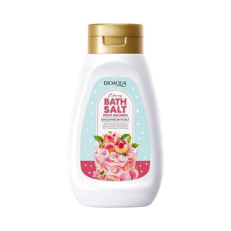 Bath Salt Manufacturer - Body Shower Scrub Deeply Cleans Dullness Exfoliating Tender Peach Salt