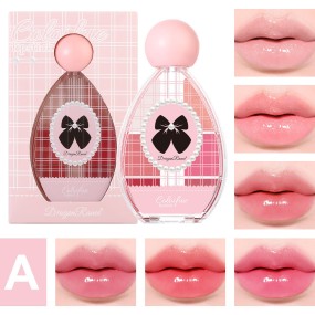 Lip Gloss Factory - 6 Colors Mirror Shine Solid Lip Gloss Plumping Lip Tint Moisturizing Palette