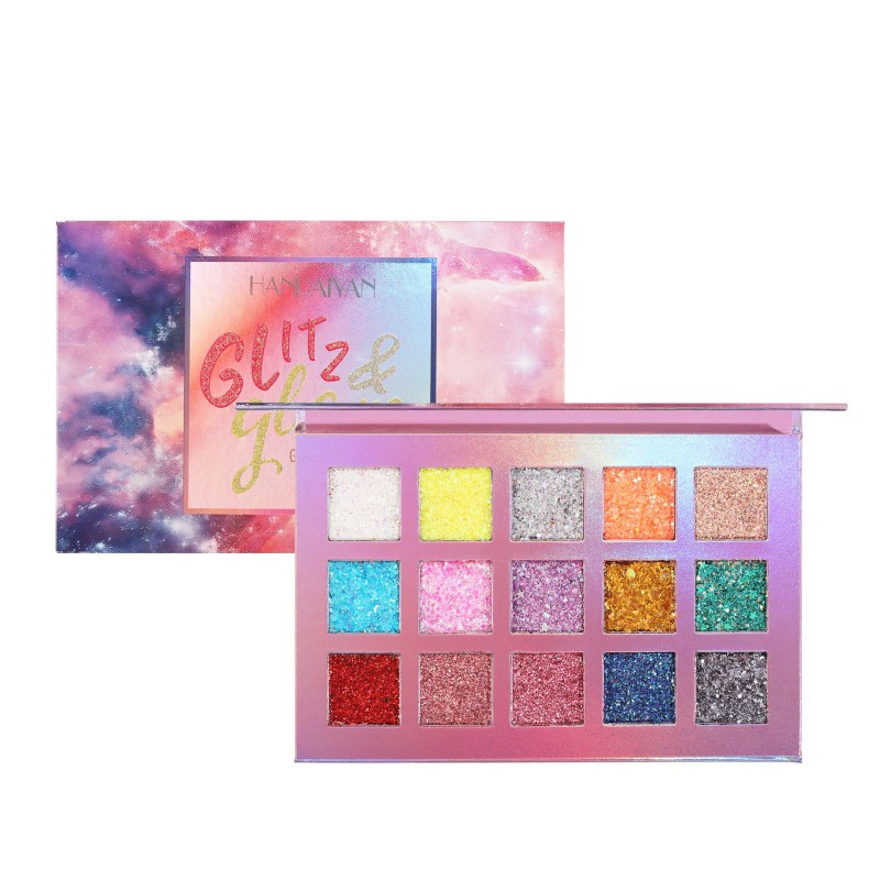 Eye Shadow Supplier - Eye Shadow Multicolor Glitter High Pigment Shimmer Sparkle Palette Long Lasting