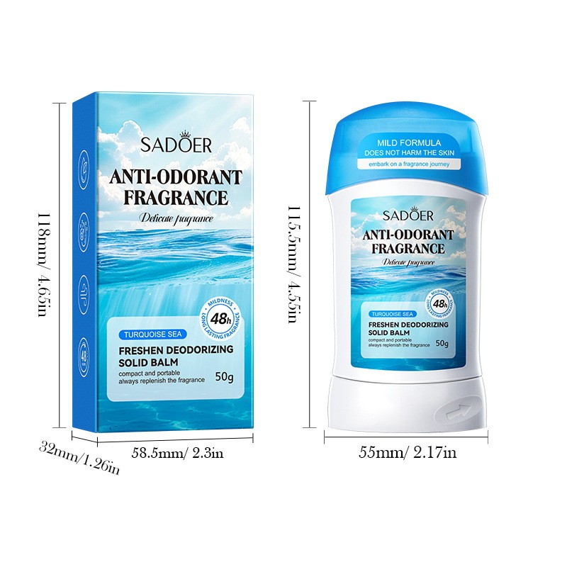 Deodorant Balm Manufacturer - Deodorizing Solid Refreshing Scent Stick Long-lasting Fragrance Balm 50g