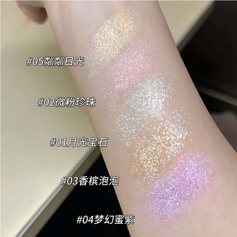 Highlighter Supplier - Makeup Highlight Bronzer Diamond Flash Face Body Shimmer Glitter Powder