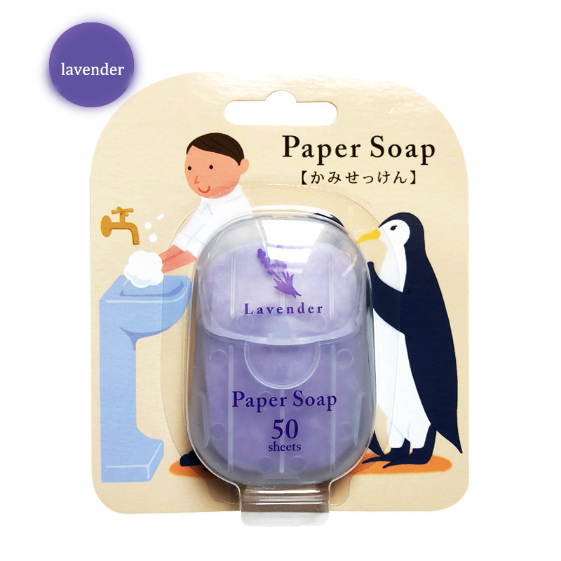Paper Soap Manufacturer - Cute Custom Organic Paper Soap Herbal Ingredients Portable Hand Wash 50pcs