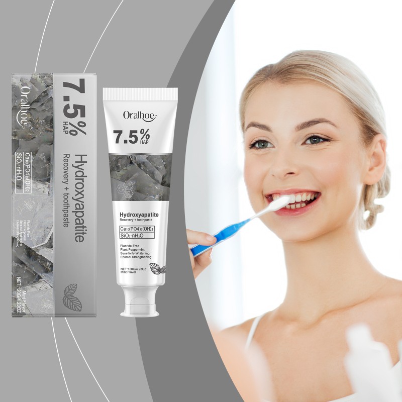 Toothpaste Supplier - Hydroxyapatite Toothpaste 7.5% Freshens Breath Gums Protection Whitening Toothpaste
