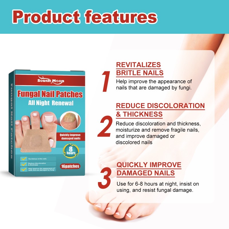 Nail Patches Supplier - Nail Treatment 8 Hours Fast Effective Fungal Nail Repair Patches Improvement