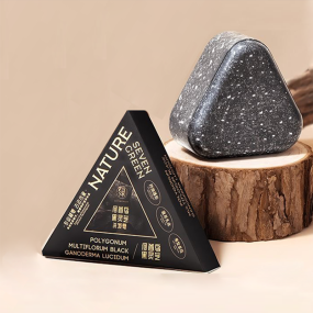Hair Shampoo Soap Supplier - Nature Herbal Genuine Polygonum Multiflorum Black Ganoderma Soap