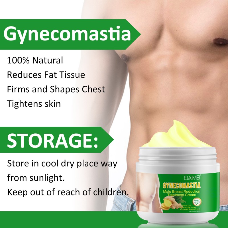 Men's Cream Manufacturer - Ginger Organic Tightening Cream Breast Slimming Reduction Cream for Men