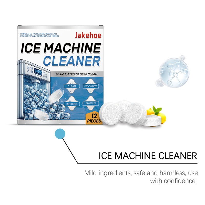 Cleaner Tablets Manufacturer - Deep Cleaning Fresh Deodorzation Prevent Internal Scale Ice Machine Tablets