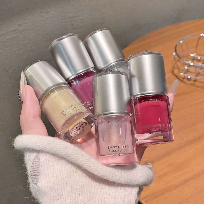 Lip Gloss Supplier - Sparkly Shiny Glass-finished Lip Gloss Crystal Lustrous Transparent Lip Gloss